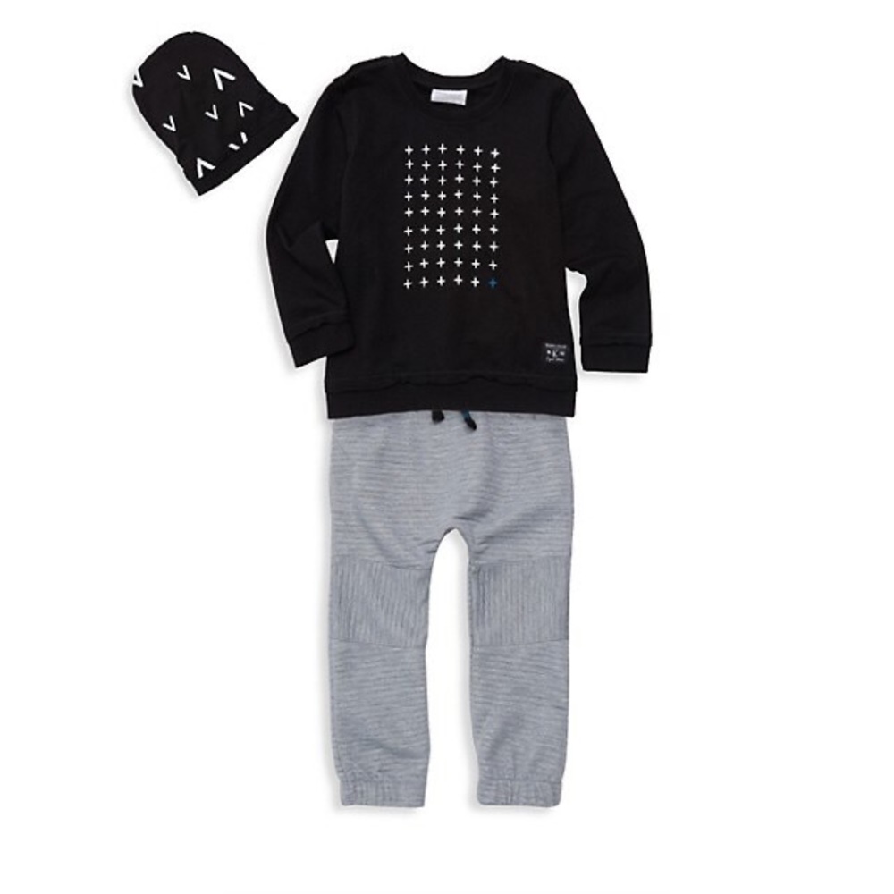 EUC Kidding Around 3 Piece Infant Boys Set